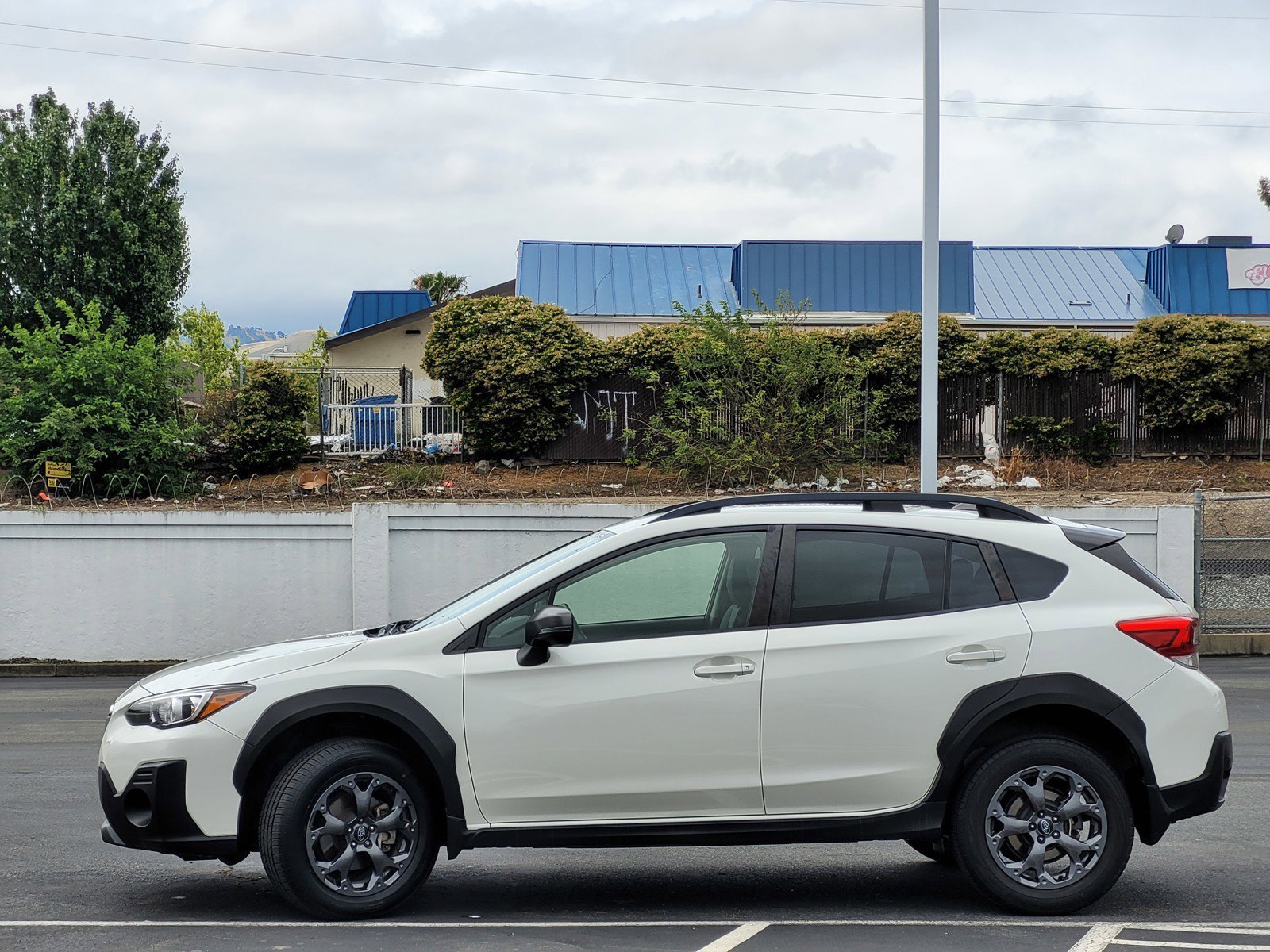 Used 2021 Crystal White Pearl Subaru Sport image 7