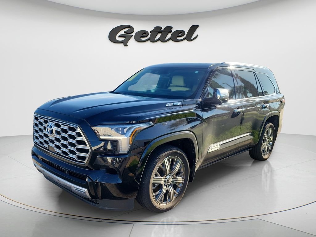 Used 2023 Black Toyota Capstone image 1