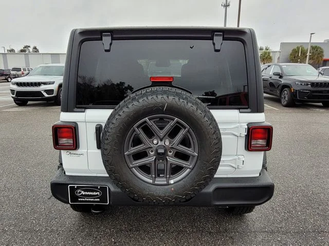 New 2026 Bright White Clear-Coat Exterior Paint Jeep Sport S image 12