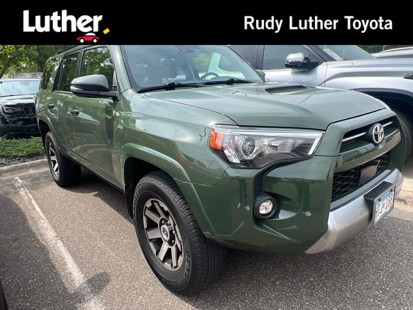 Used 2022 Army Green Toyota TRD Off Road Premium image 1