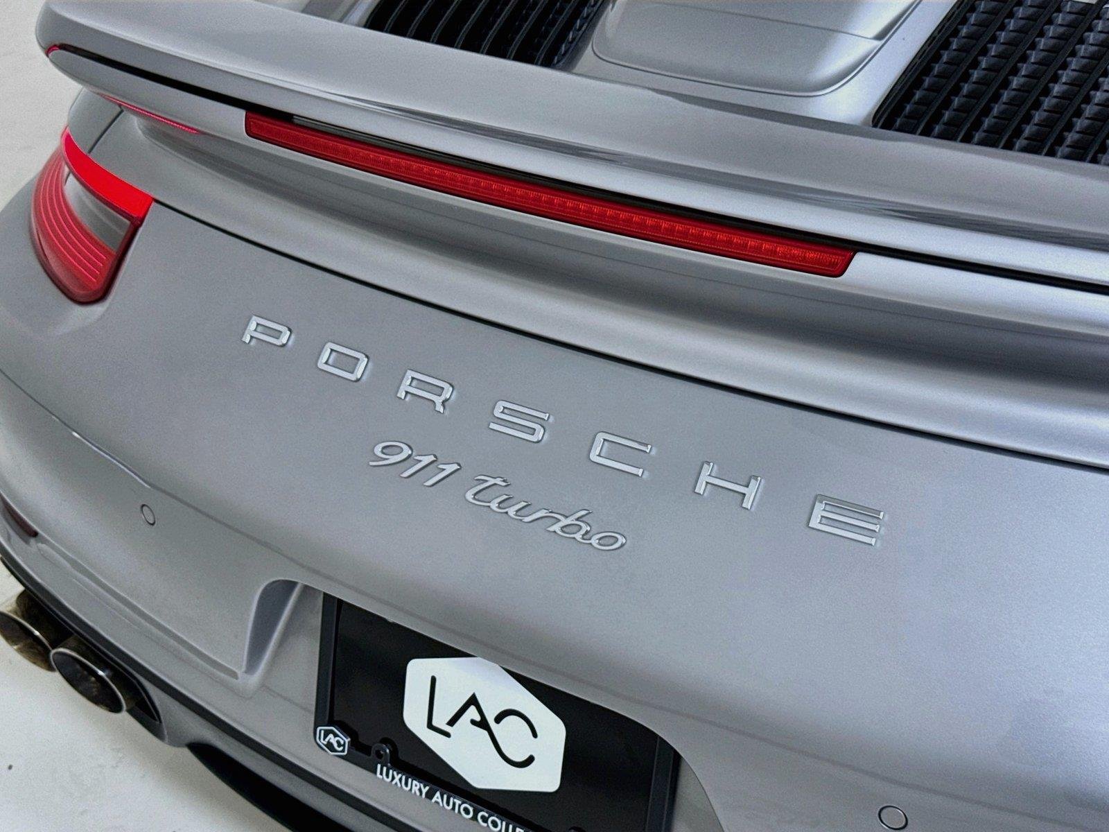 Used 2017 Rhodium Silver Metallic Porsche Turbo | Upgraded Exhaust | Upgraded Wheels | Sunroof image 37