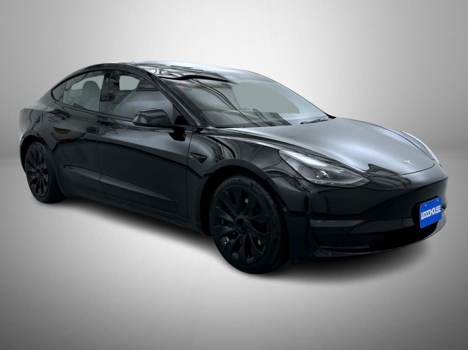 Used 2021 Black Tesla Standard Range Plus image 3