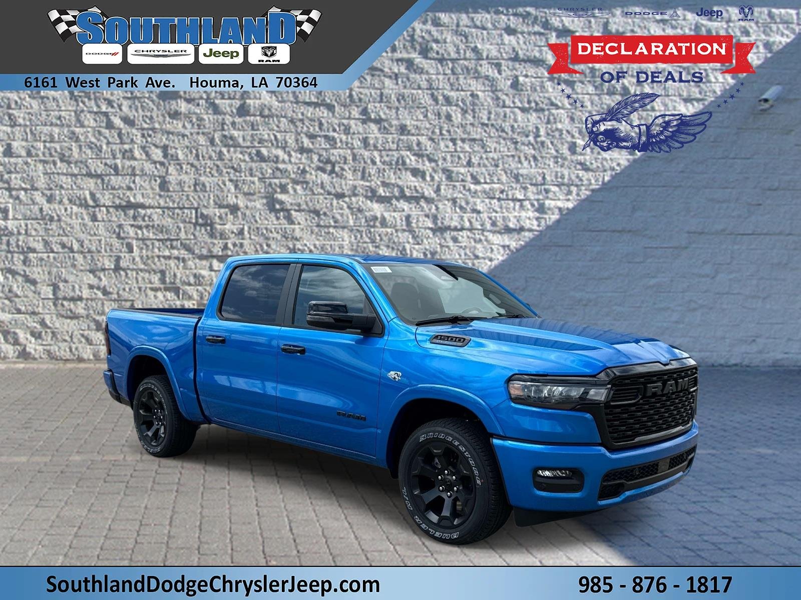 New 2026 Hydro Blue Pearl-Coat Exterior Paint RAM Big Horn image 1