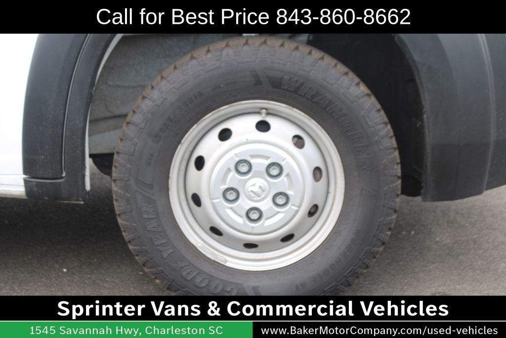 Used 2025 Bright White Clearcoat Ram High Roof image 15