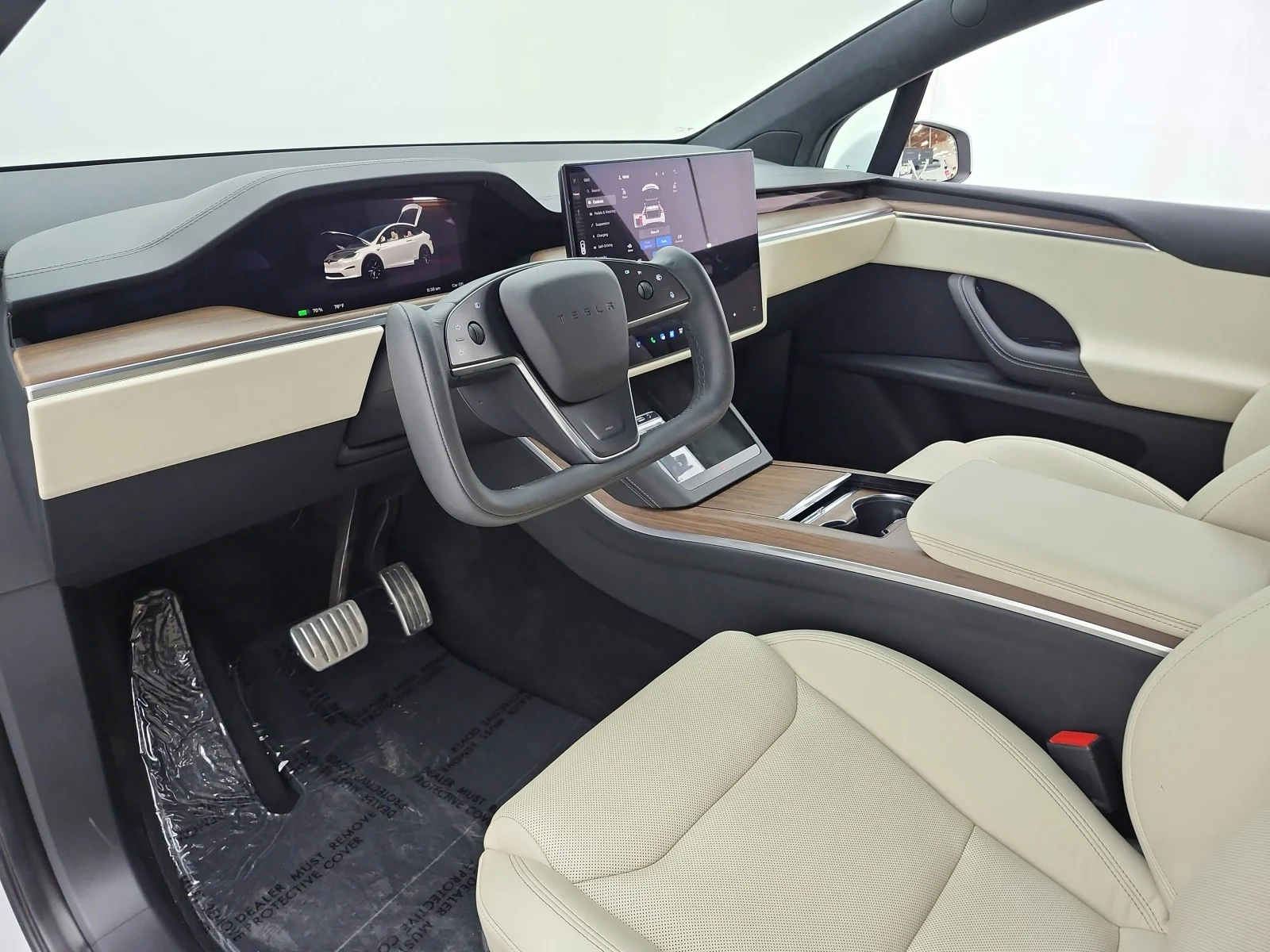 Used 2023 Pearl White Multi-Coat Tesla AWD image 12