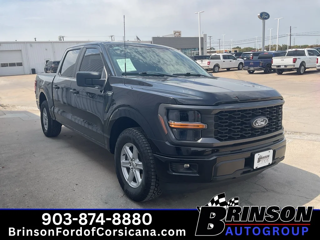 Used 2024 Agate Black Metallic Ford STX image 3