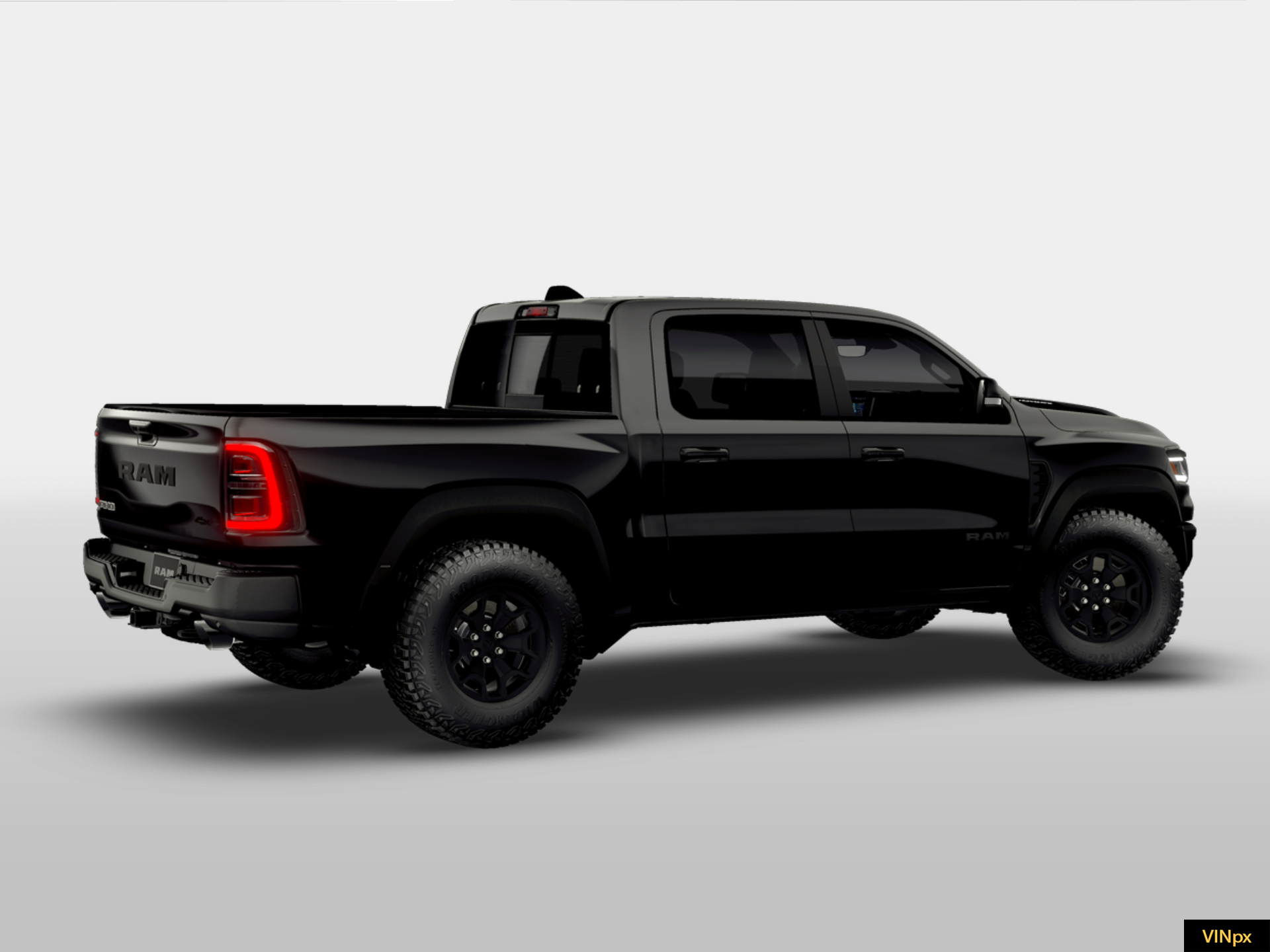 New 2026 Diamond Black Crystal Pearl-Coat Exterior Paint RAM RHO image 8
