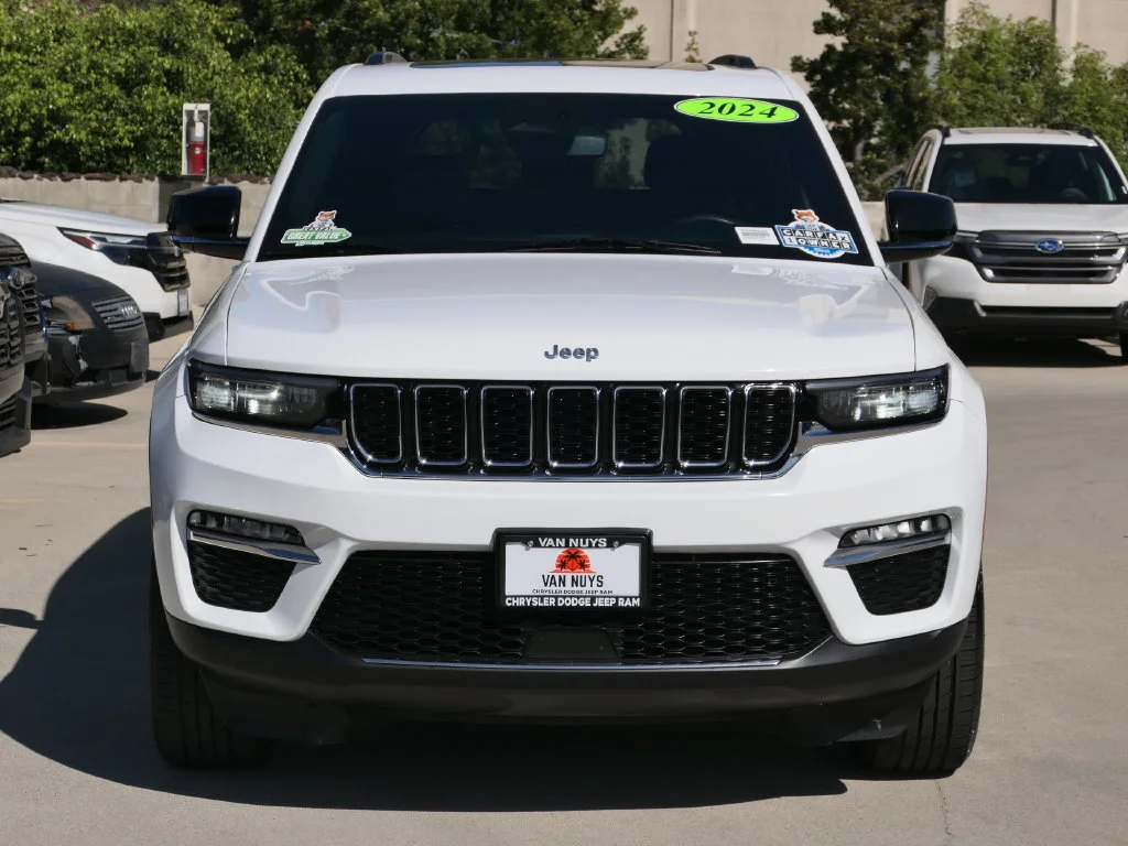 Used 2024 Bright White Clearcoat Jeep 4xe image 6
