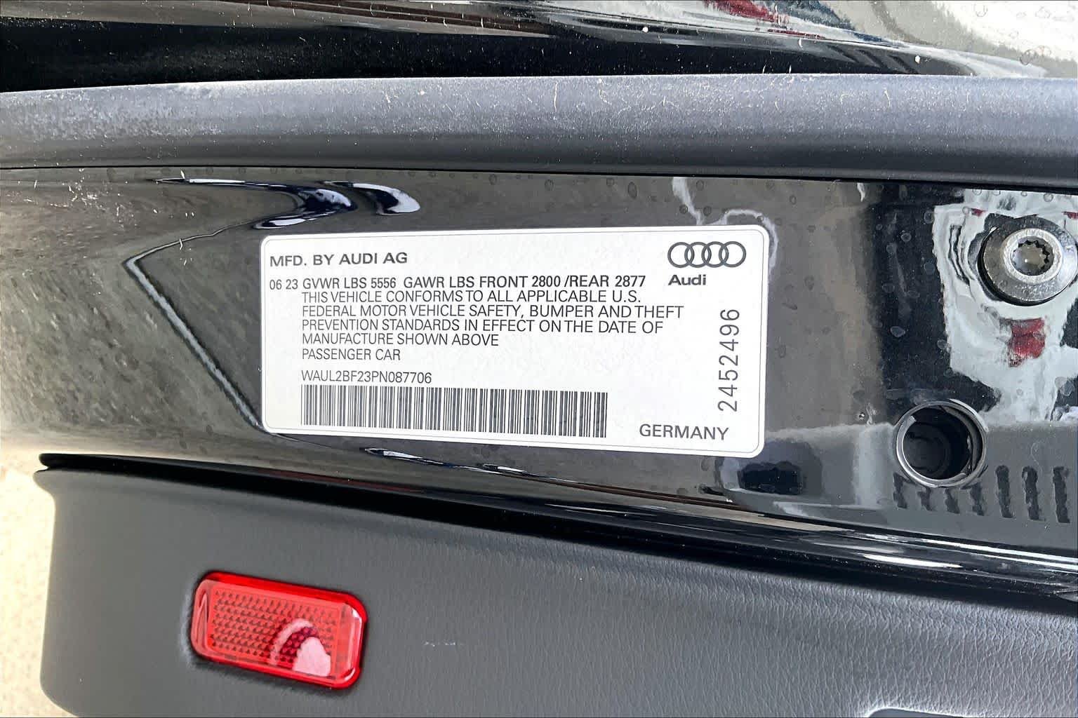 Used 2023 Mythos Black Metallic Audi Premium Plus image 35