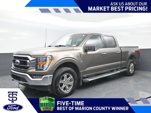 Certified Used 2022 Stone Gray Metallic Ford XLT image 1