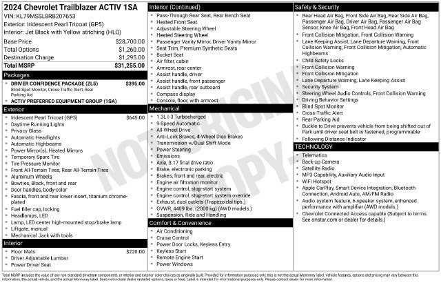 2024 Chevrolet TrailBlazer Activ - Photo 36