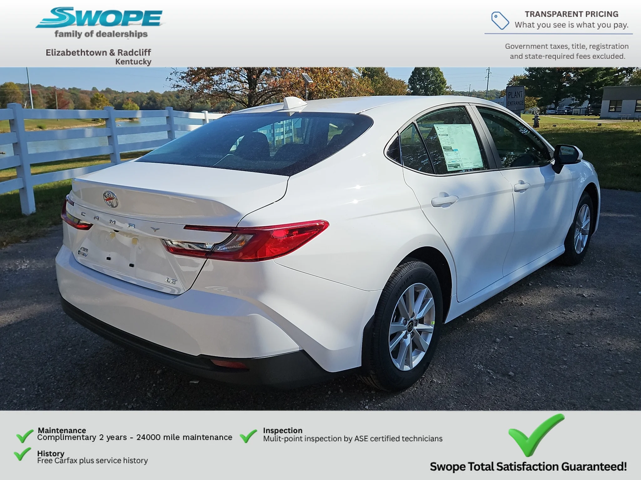 New 2027 Ice Cap Toyota LE image 3