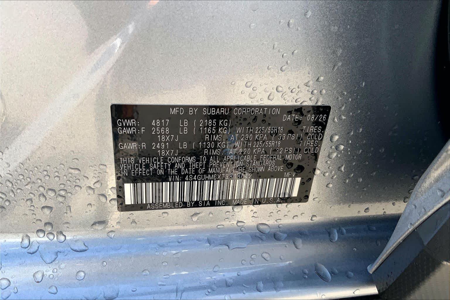 New 2026 ICE SILVER METALLIC Subaru Limited image 18
