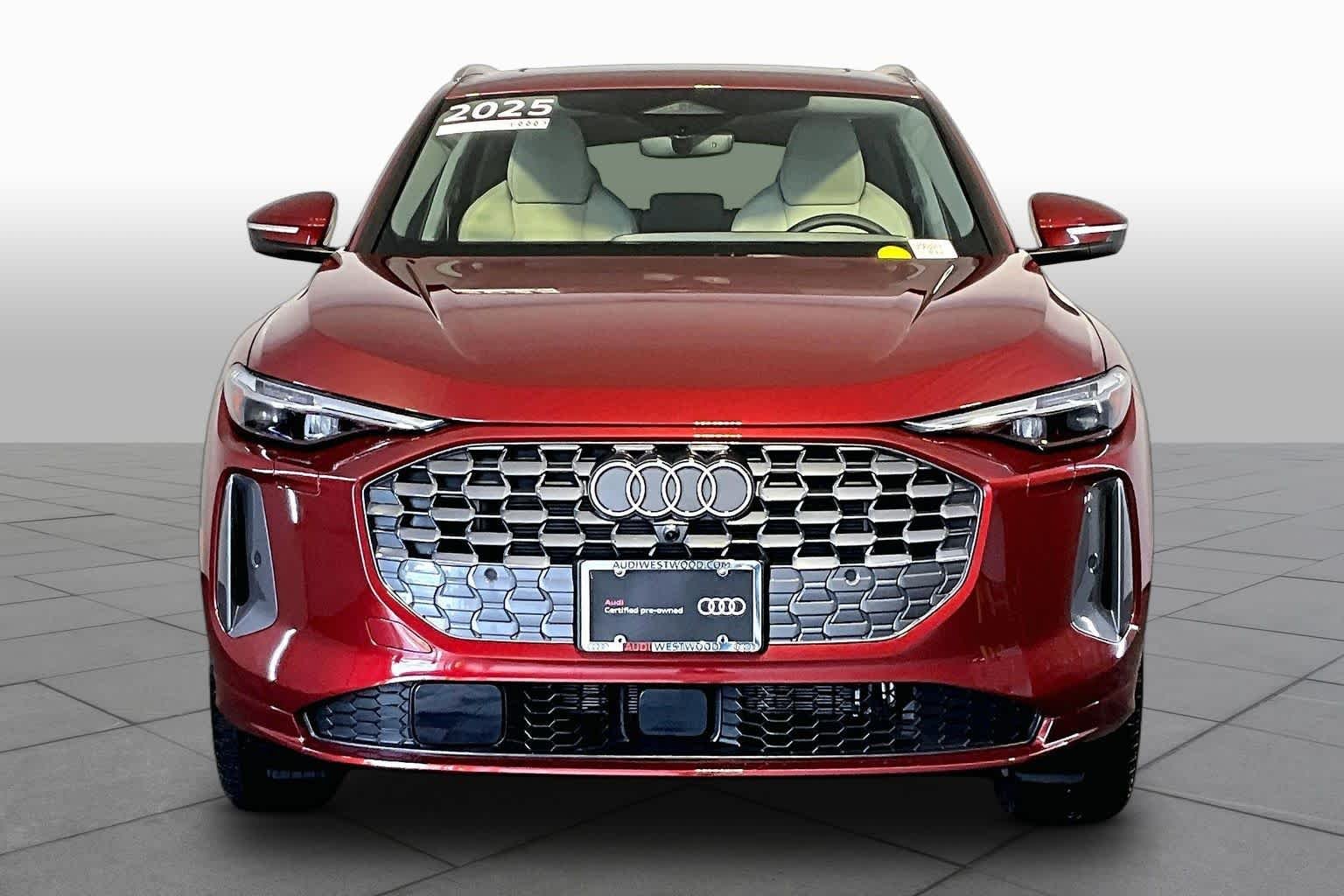 Used 2025 Grenadine Red Metallic Audi Premium Plus image 4