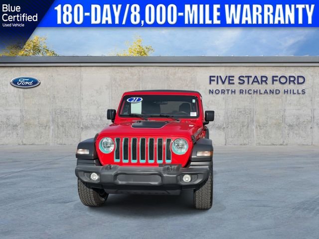 Used 2021 Red Jeep Unlimited Sport S image 4