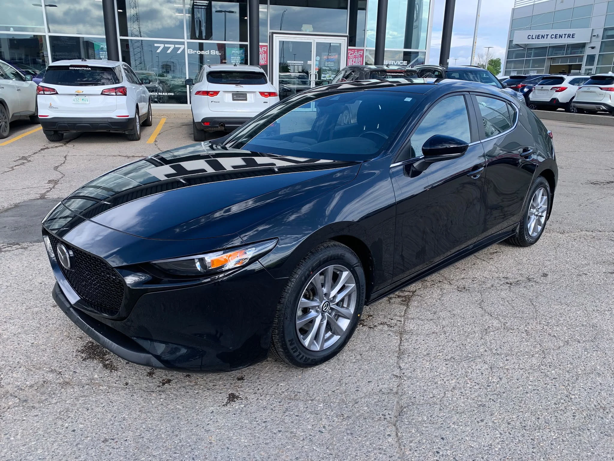 Used 2023 Jet Black Mica Mazda GS Auto*i-ACTIV AWD | Adaptive Cruise | Nav | Htd Seats | Htd Steering Wheel | Blind Spot Detection image 3