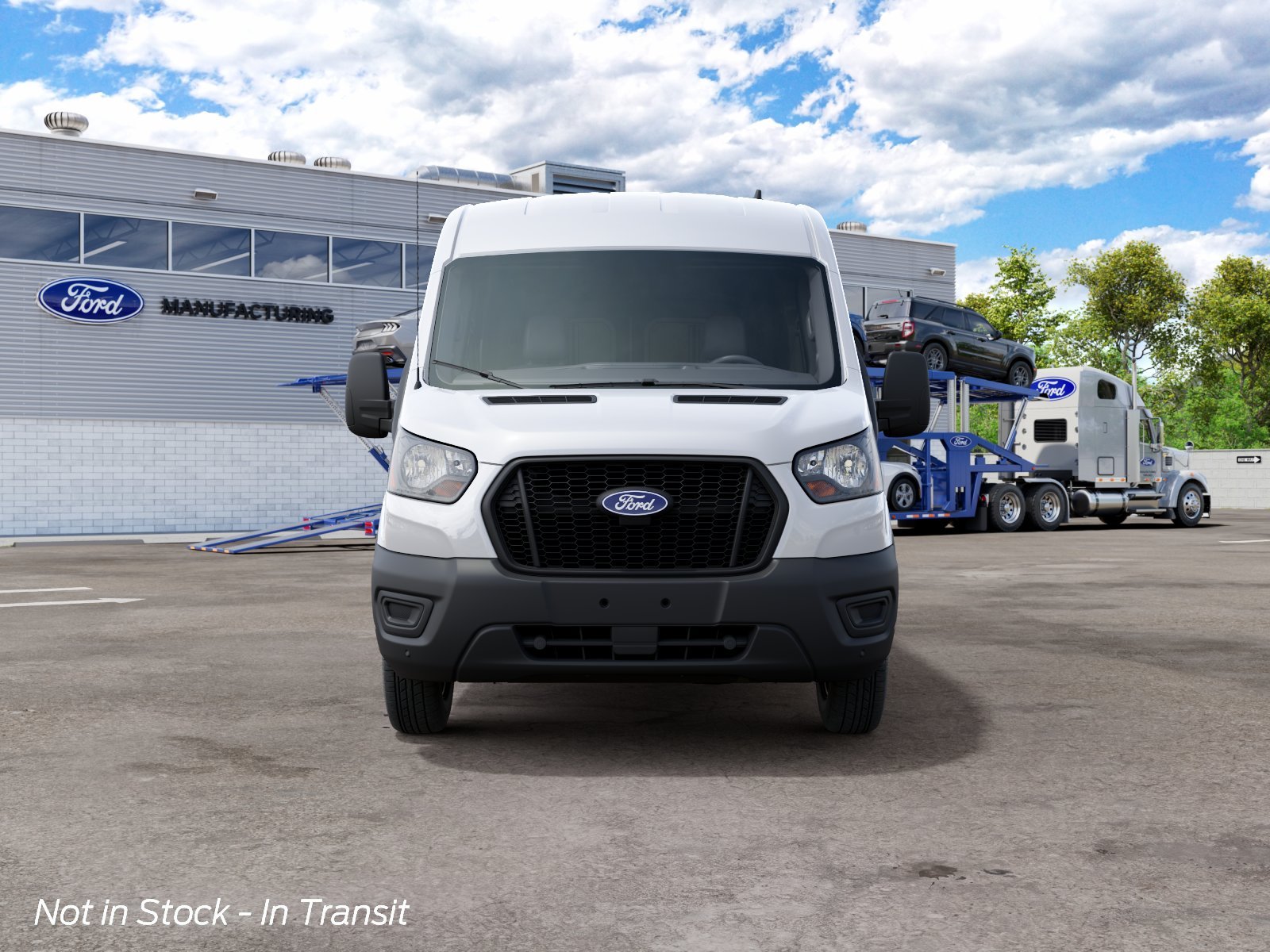 New 2027 Oxford White Ford Cargo Van image 3