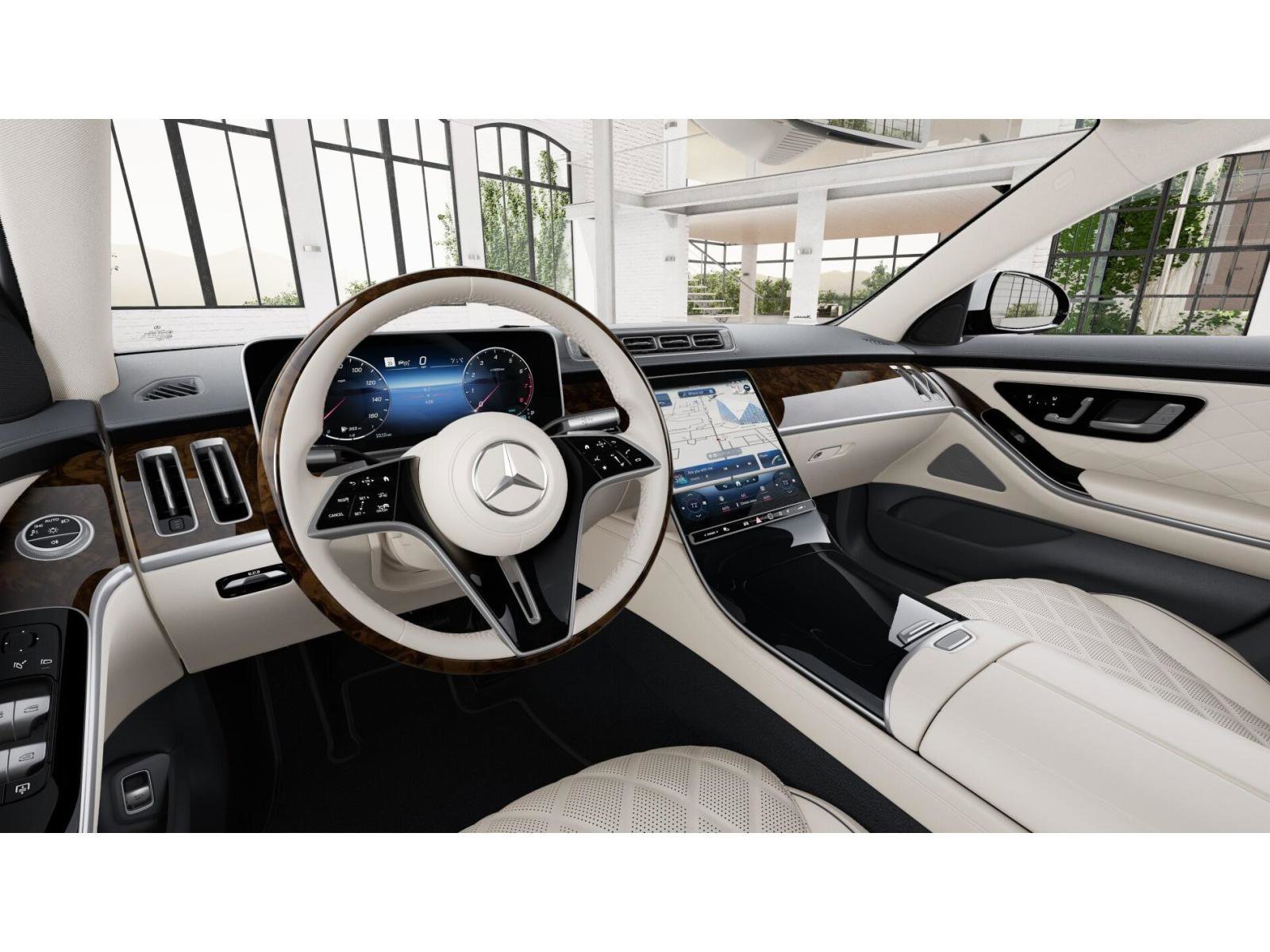 Used 2026 MANUFAKTUR Moonlight White Metallic Mercedes-Benz S 580 image 3