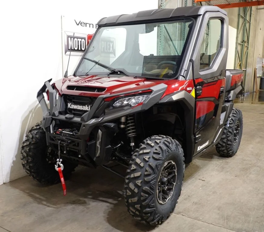 New 2026 Metallic Deep Red/Ebony Kawasaki  image 3