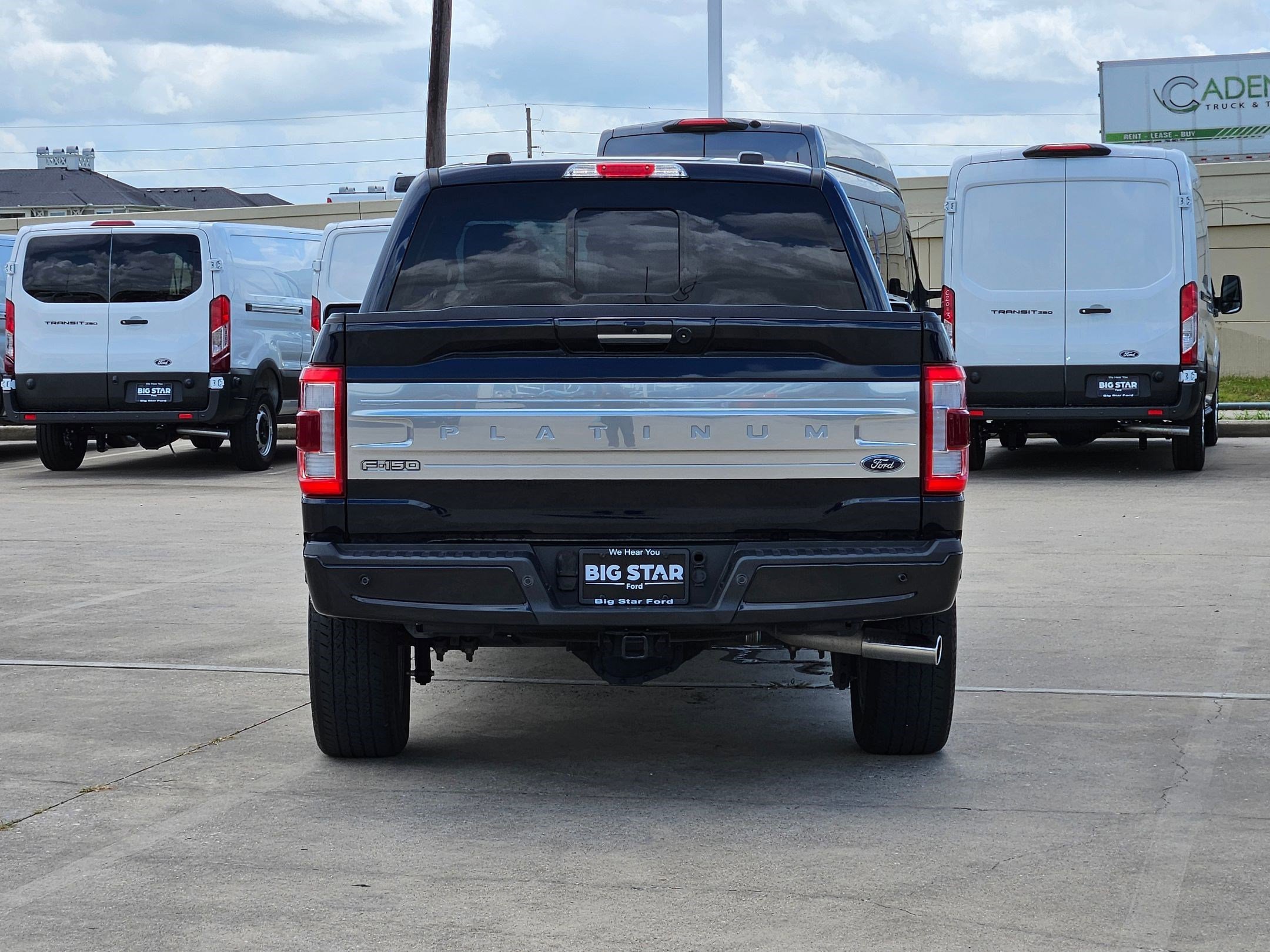Used 2023 Blue Ford Platinum image 4
