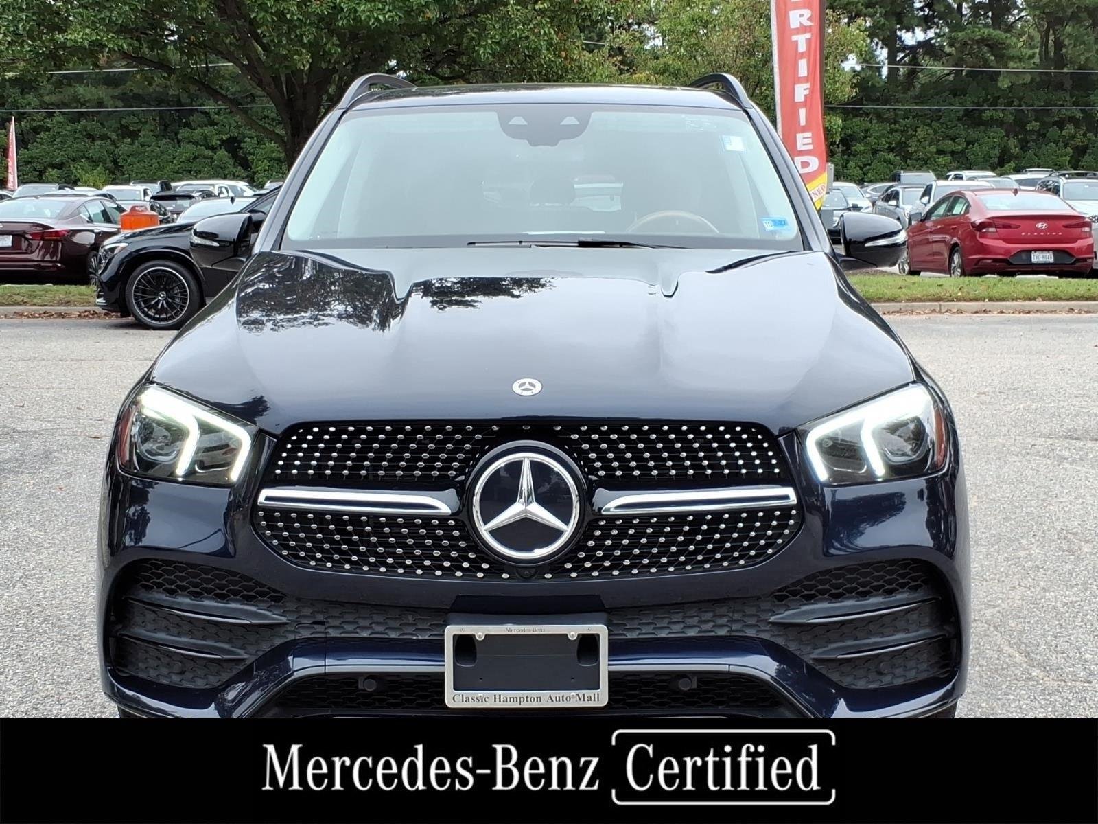 Used 2022 Lunar Blue Metallic Mercedes-Benz GLE 350 image 2