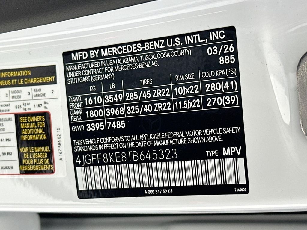 New 2026 MANUFAKTUR Moonlight White Metallic Mercedes-Benz GLS 63 AMG® image 35