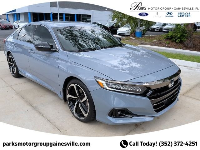 Certified Used 2021 Silver Honda Sport 2.0T image 1
