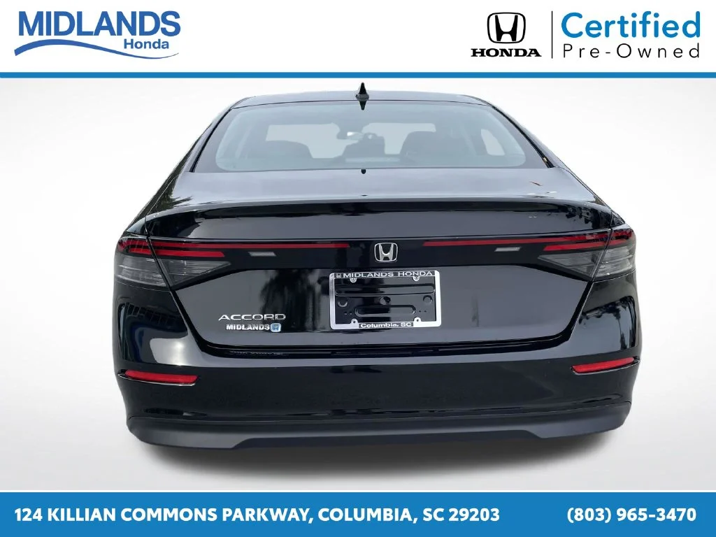 Certified Used 2025 Crystal Black Pearl Honda LX image 5