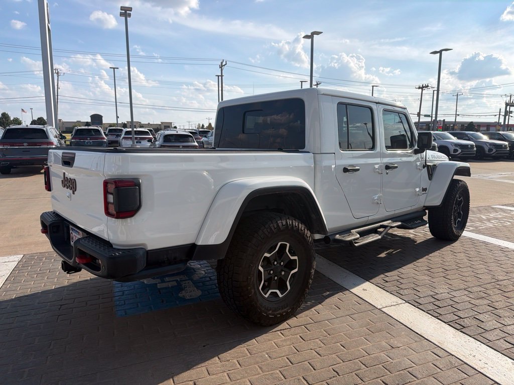 Used 2020 Bright White Clearcoat Jeep Rubicon image 5