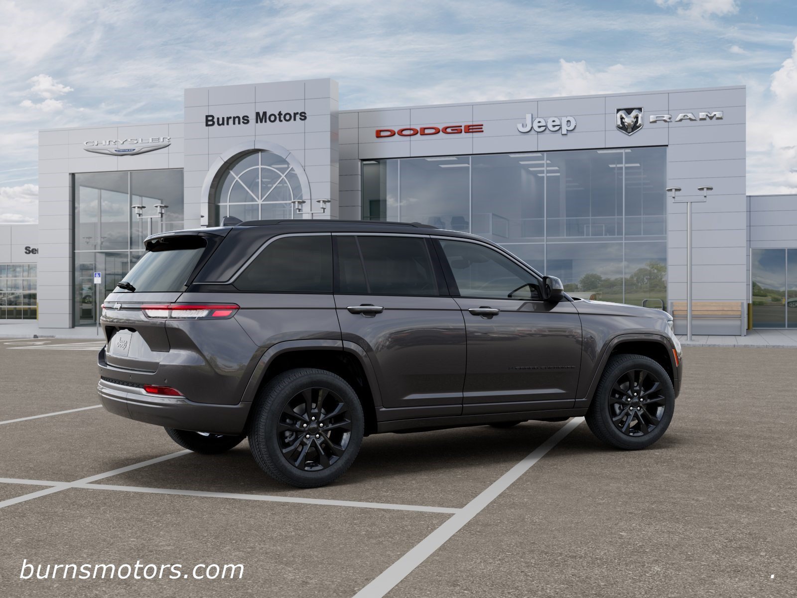New 2026 Baltic Gray Metallic Clear-Coat Exterior Paint Jeep Limited Reserve BLACKOUT image 4