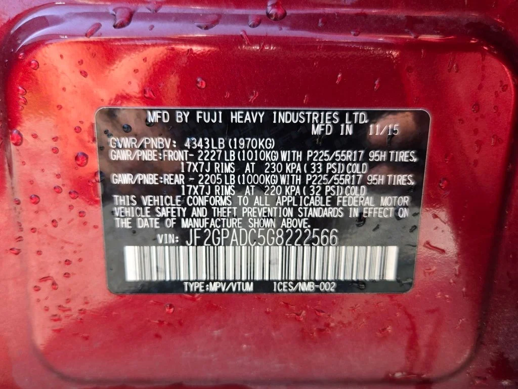 Used 2016 Red Subaru 2.0i Premium image 31