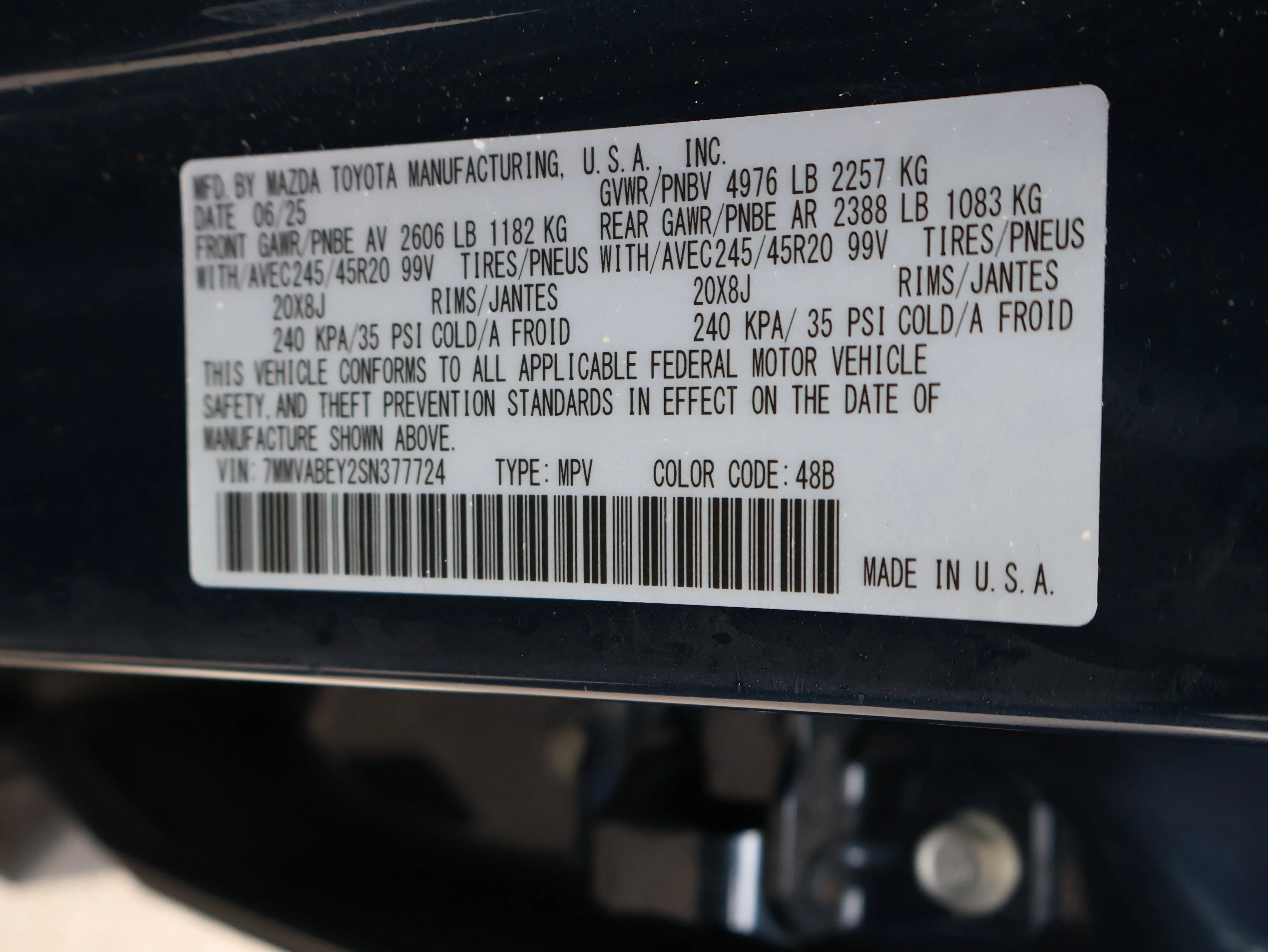 Certified Used 2025 Ingot Blue Metallic Mazda 2.5 Turbo Premium Plus Package image 45