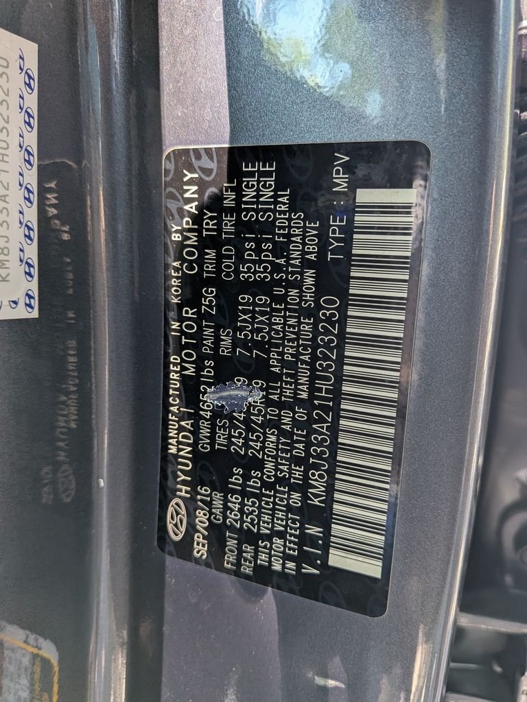 Used 2017 Gray Hyundai Limited image 30