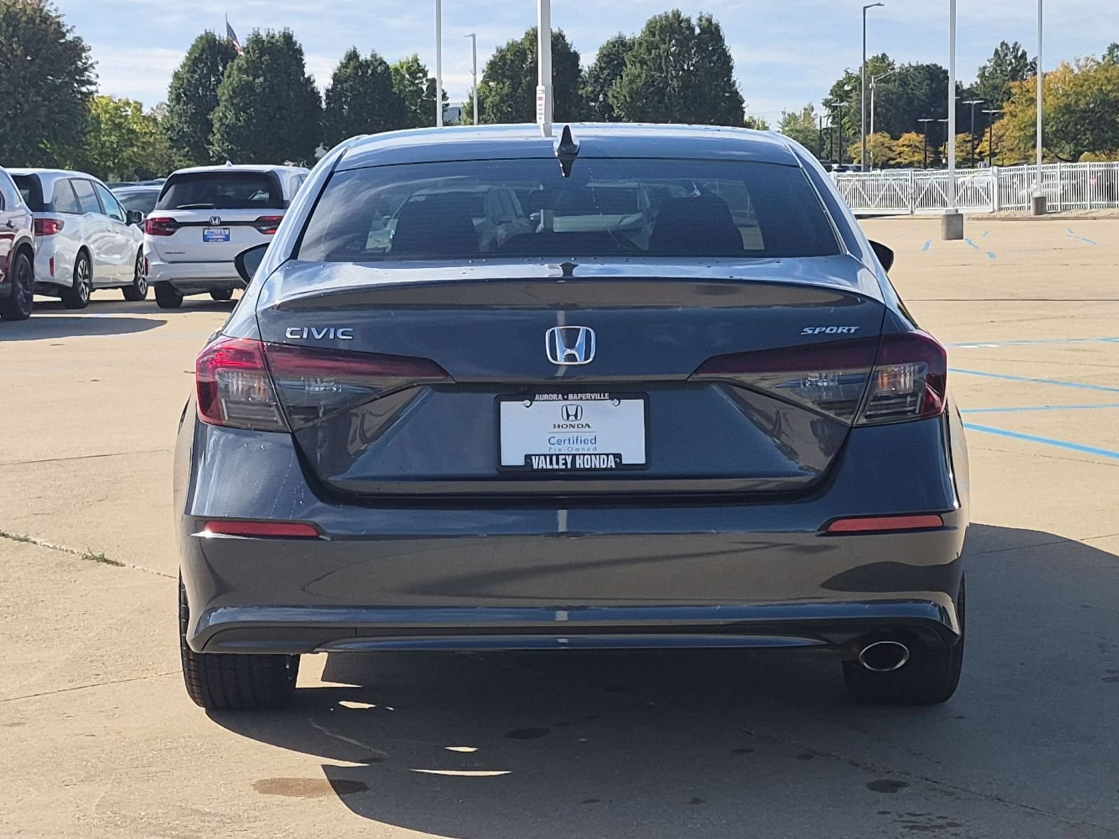 Certified Used 2025 Meteorite Gray Metallic Honda Sport Sedan image 8