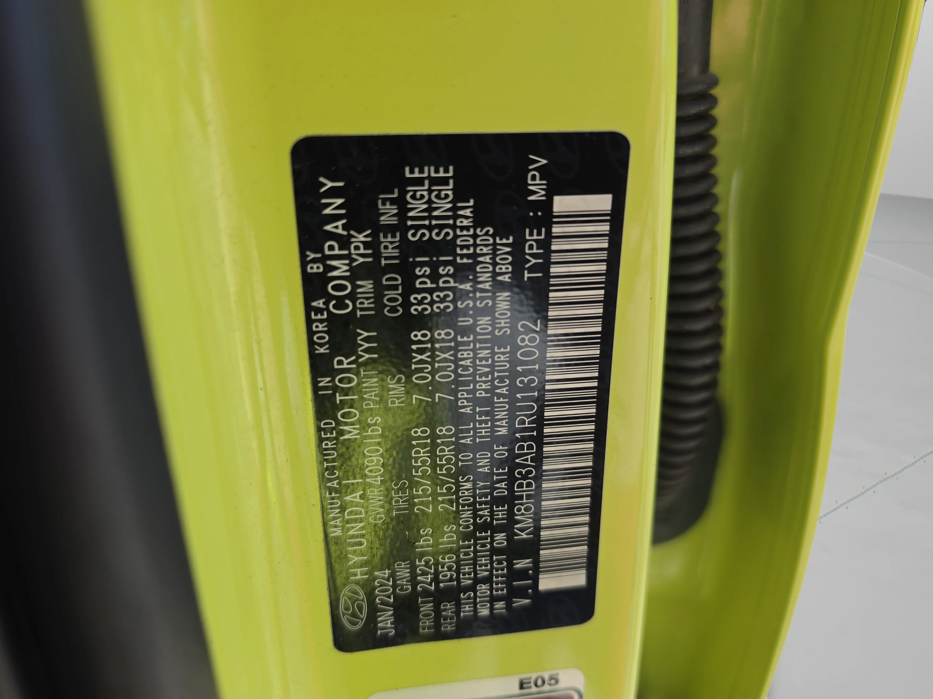 Used 2024 Neoteric Yellow Hyundai SEL image 38