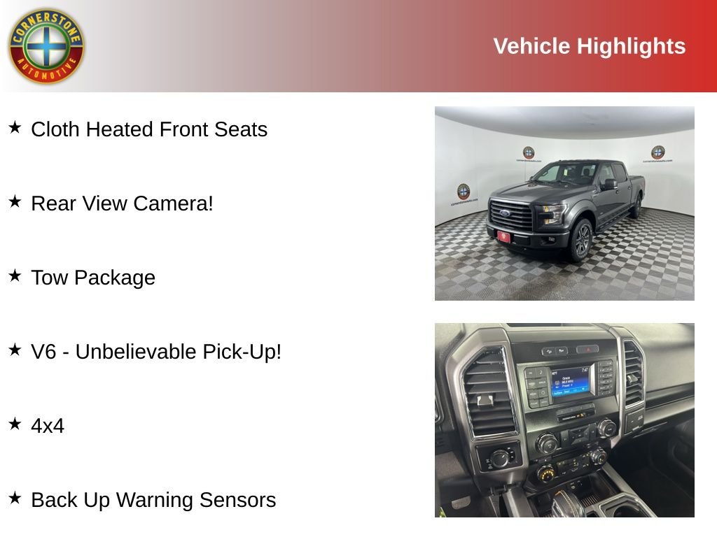 Used 2015 Ford F-150 XLT with VIN 1FTFW1EG2FKE41386 for sale in Elk River, Minnesota