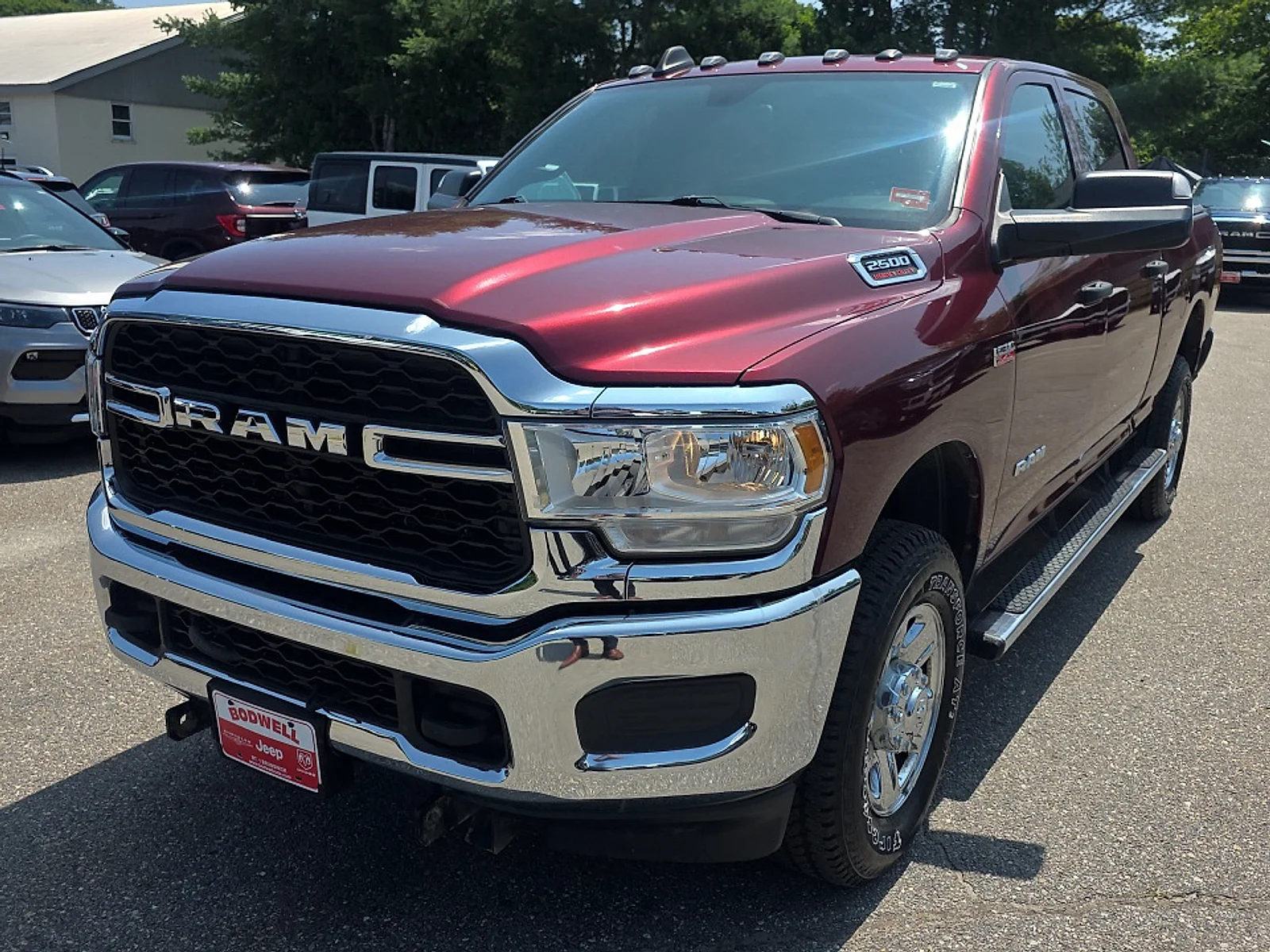 Certified Used 2021 Delmonico Red Pearlcoat Ram Tradesman Crew Cab 4x4 6