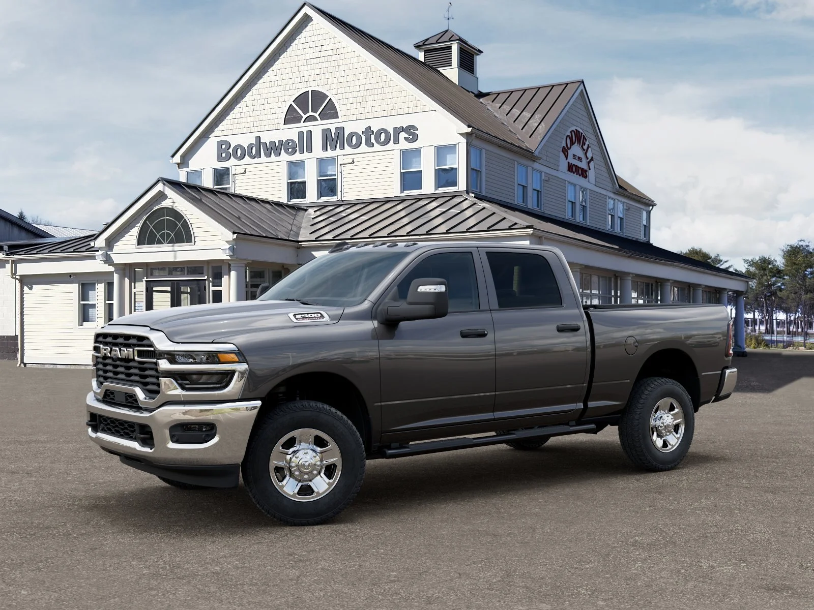New 2026 Granite Crystal Metallic Clearcoat RAM Tradesman Crew Cab 4x4 6