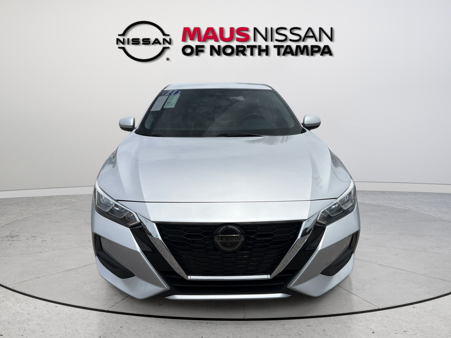 Certified Used 2021 Silver Nissan SV image 3
