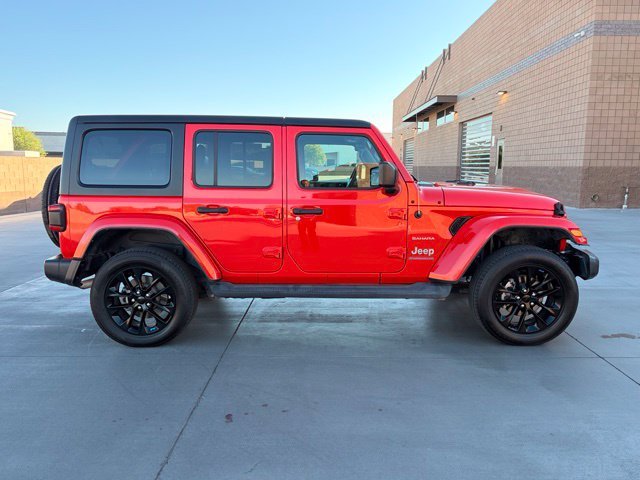 Used 2023 Red Jeep Sahara 4xe image 6
