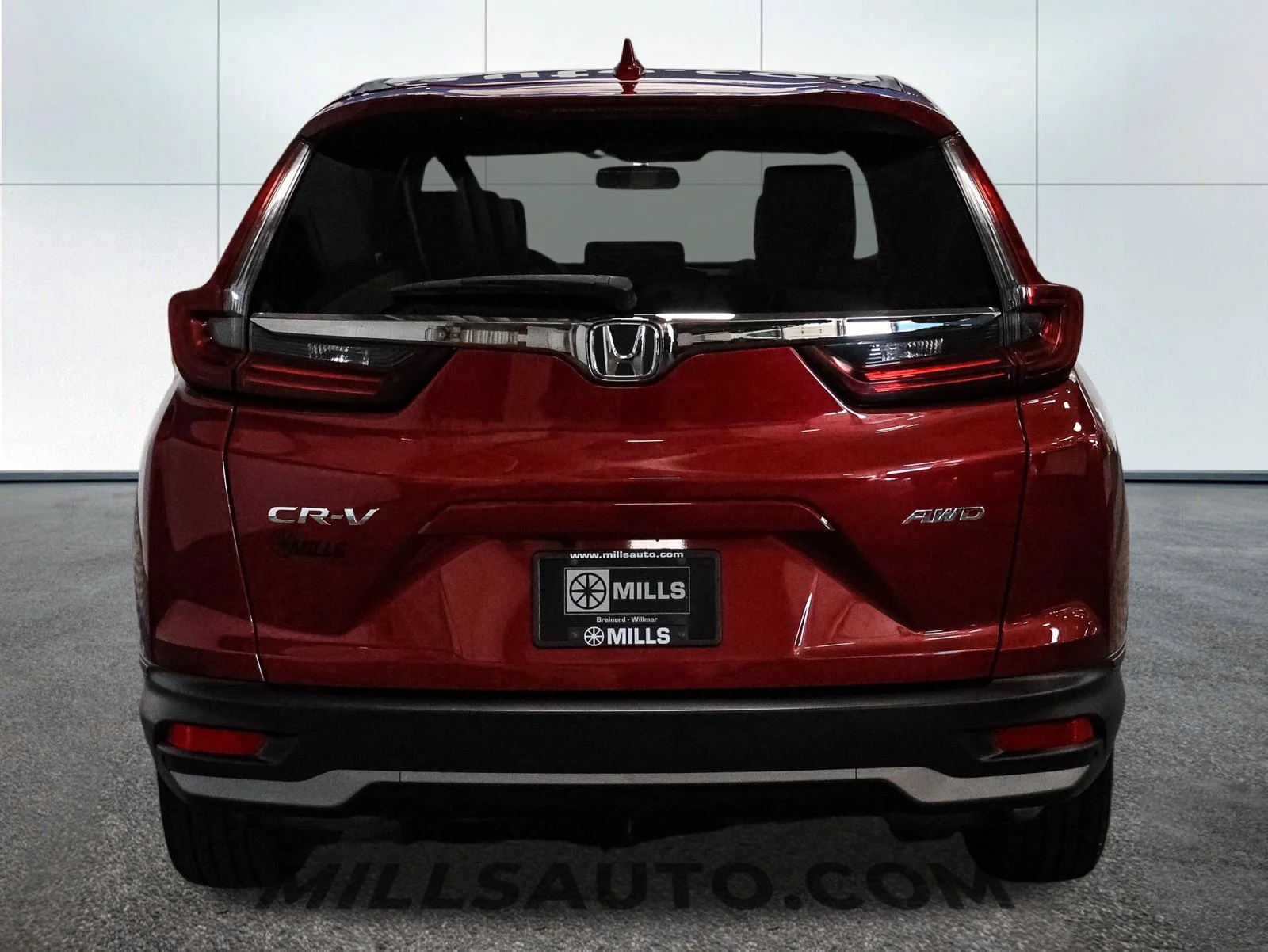 Certified Used 2022 Radiant Red Metallic Honda AWD EX image 6