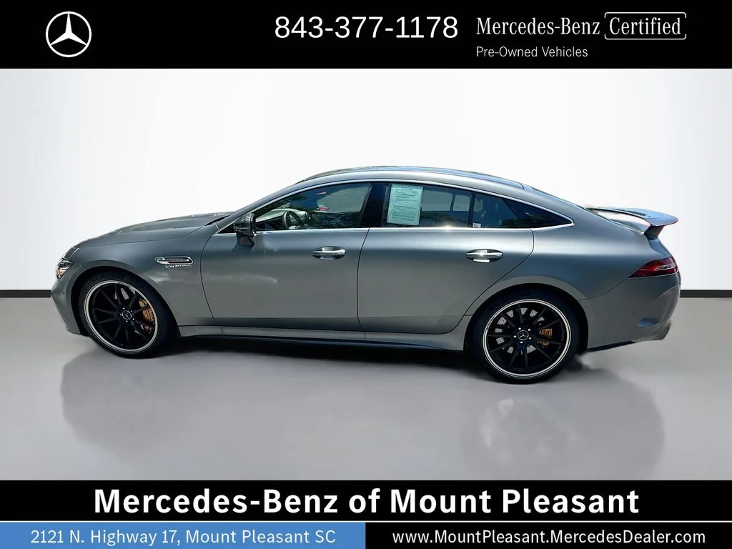 Certified Used 2021 designo Selenite Gray Magno Mercedes-AMG S image 8