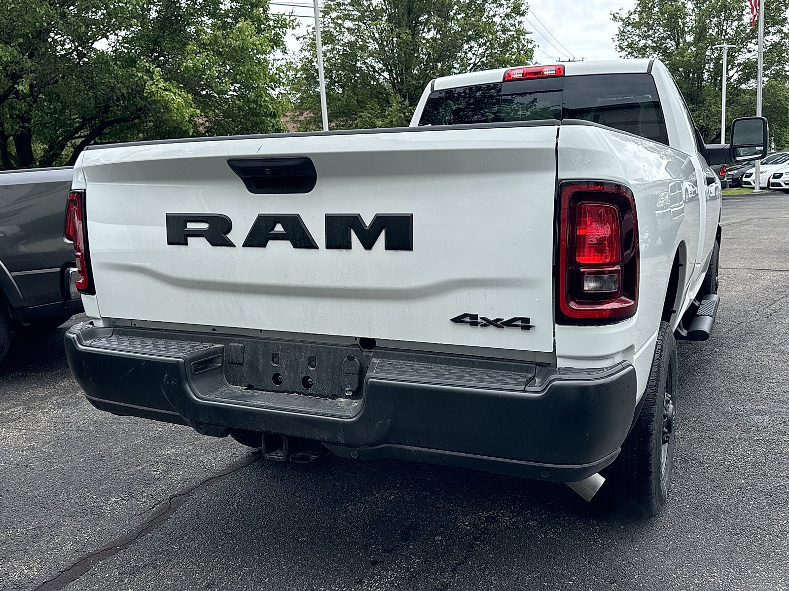 New 2026 Bright White Clear-Coat Exterior Paint RAM Tradesman Regular Cab 4x4 8