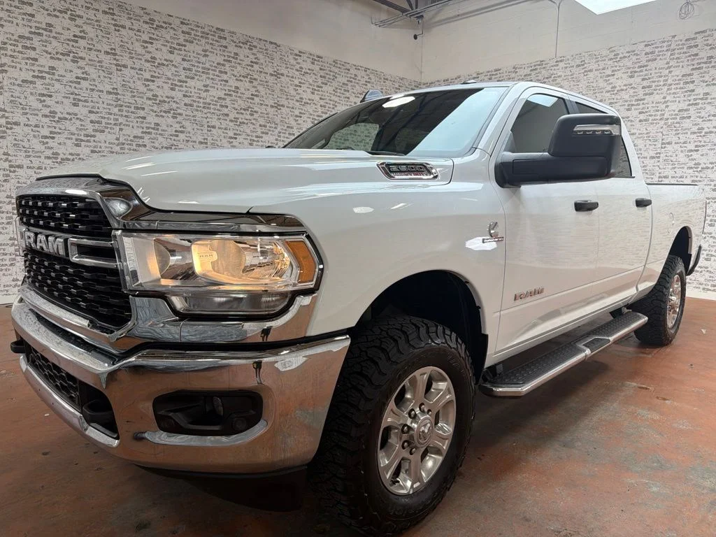 Used 2024 Bright White Clearcoat Ram Big Horn image 3