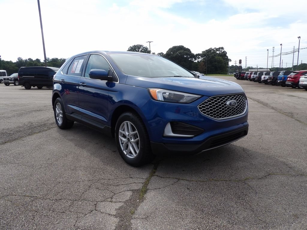 Used 2024 Blue Metallic Ford SEL image 2