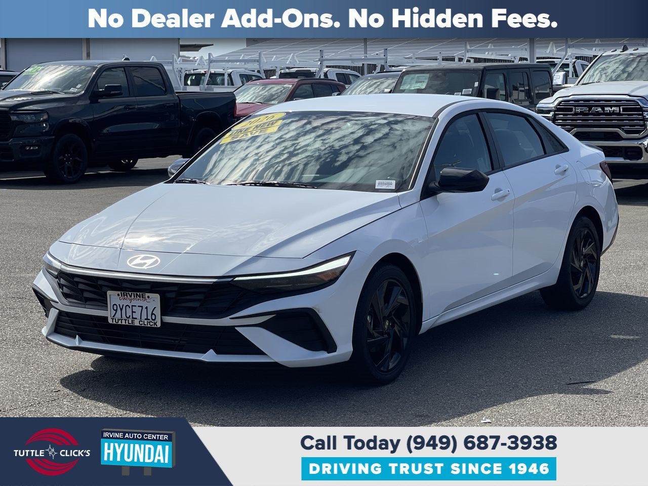 Used 2026 SERENITY WHITE HYUNDAI SEL SPORT image 3