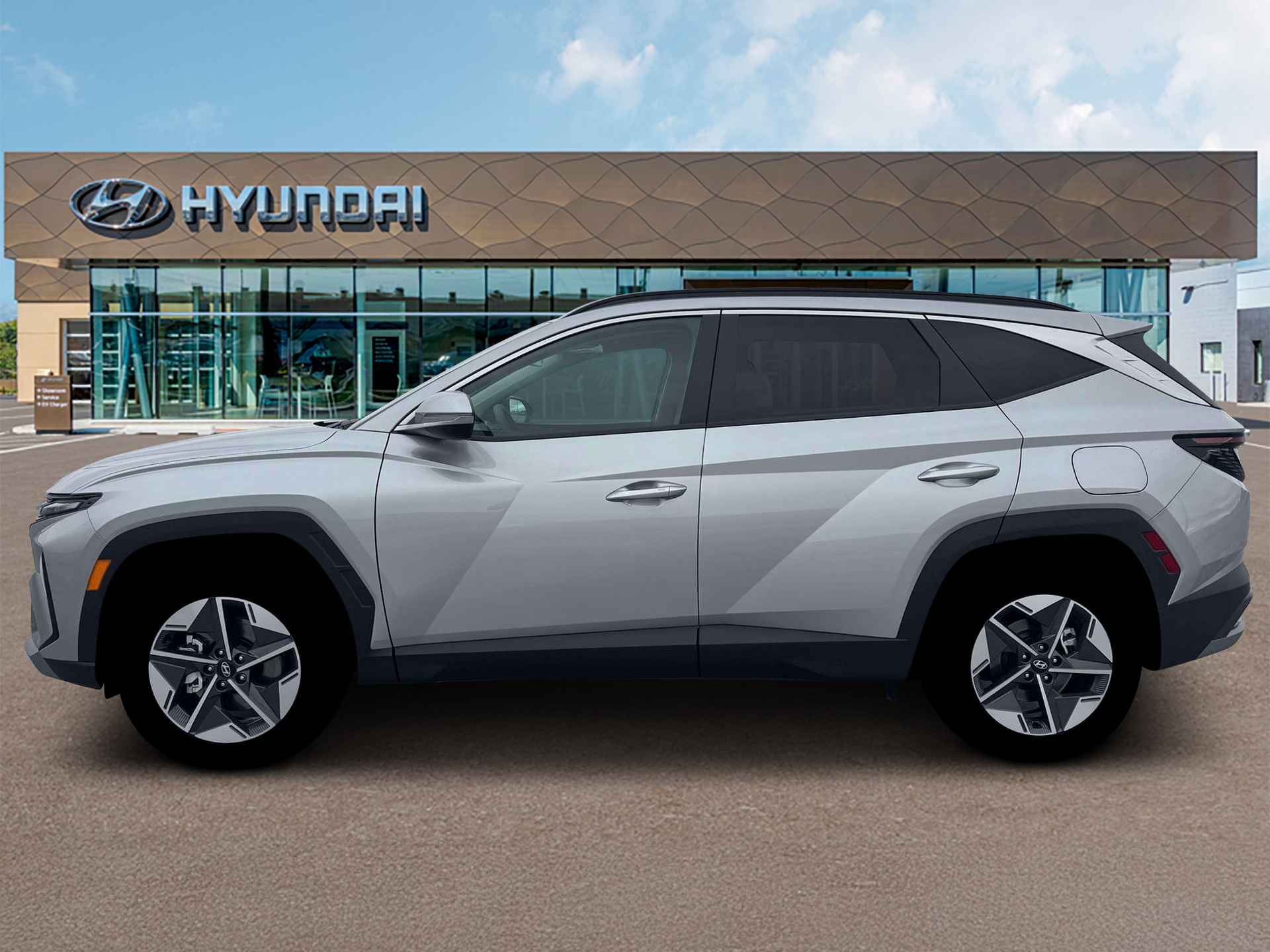 New 2026 Shimmering Silver Hyundai SEL Premium AWD image 3
