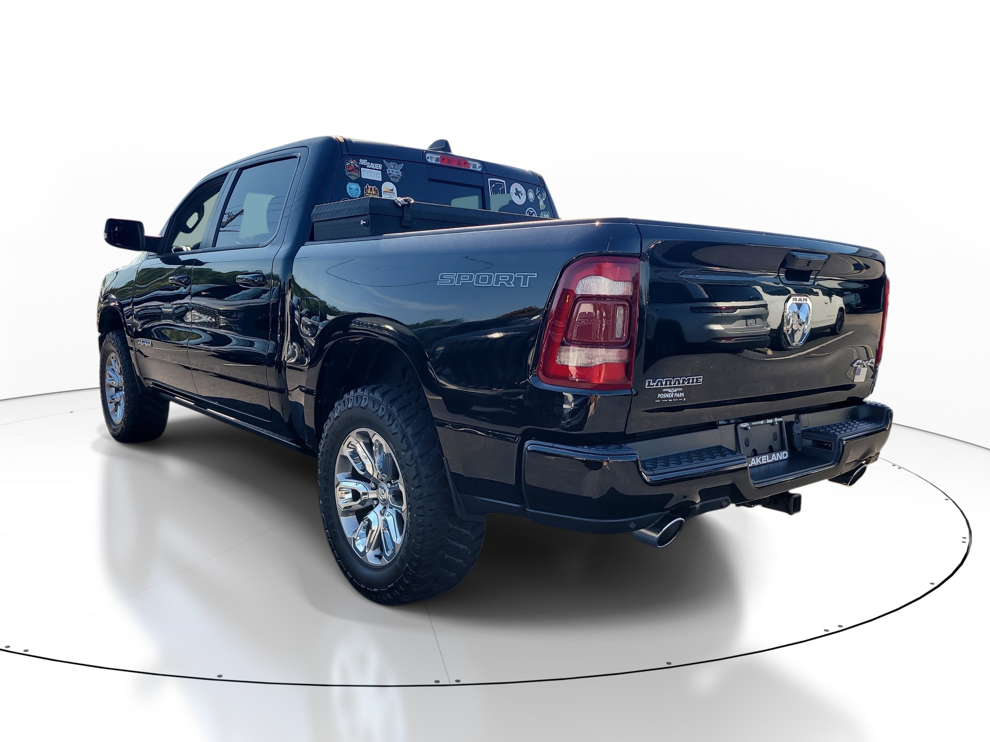 Used 2023 Diamond Black Crystal Pearlcoat Ram Laramie image 6