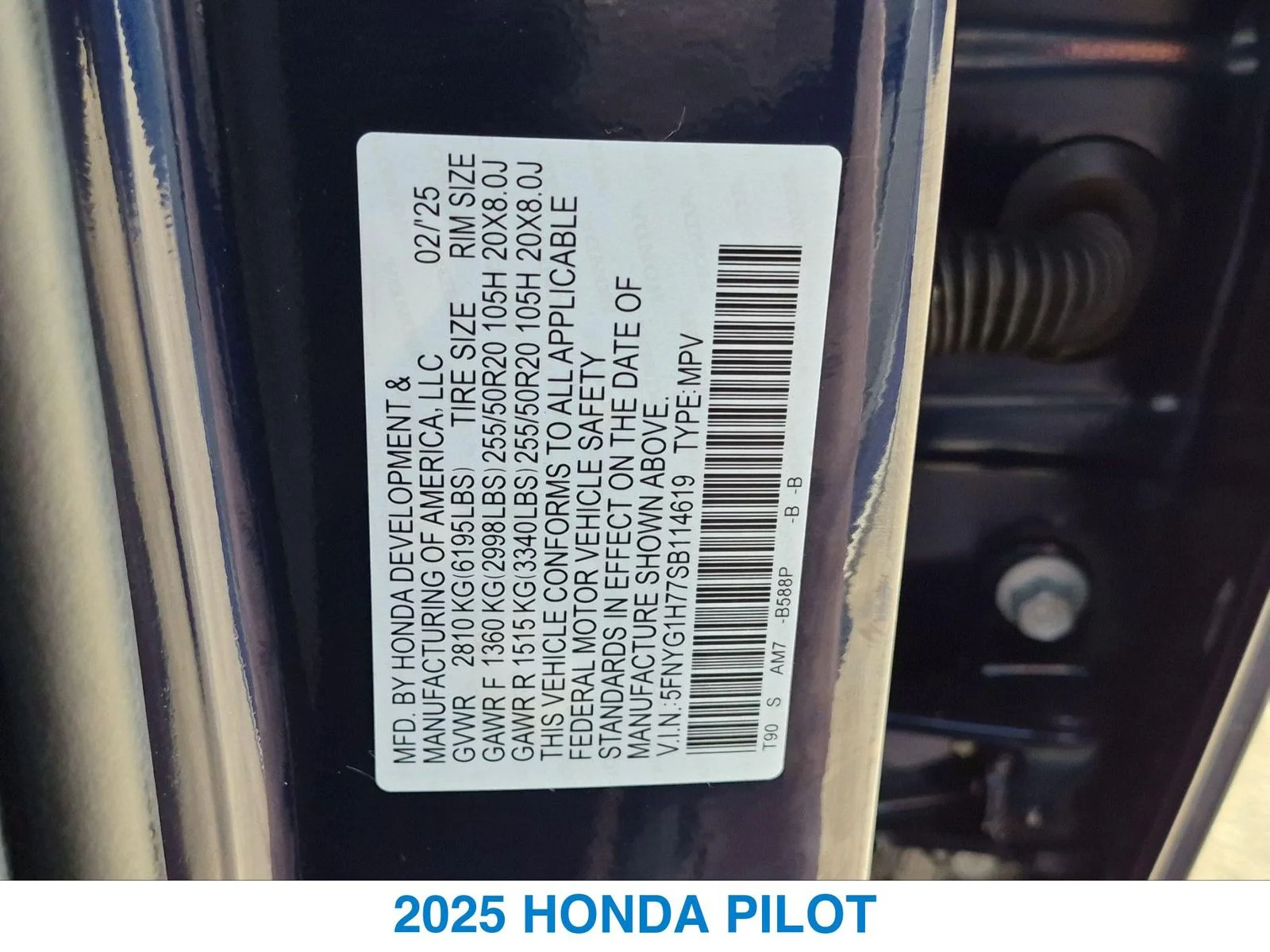 Used 2025 Blue Honda Touring image 27