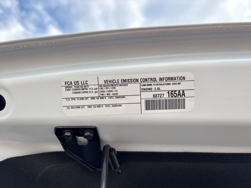 New 2026 Bright White Clear-Coat Exterior Paint Jeep Sport image 33